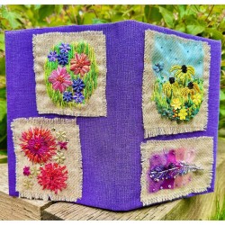 Floral Fireworks Book Cover kit
