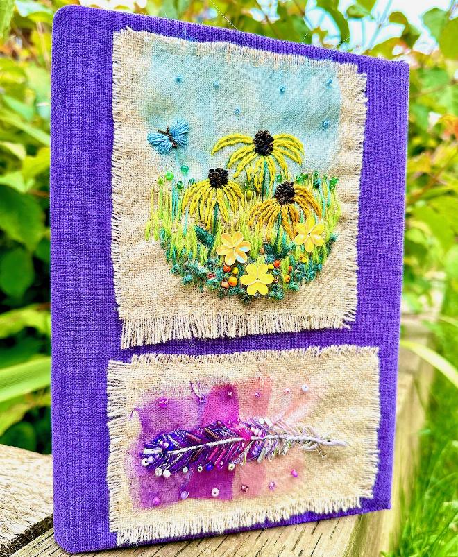 Floral Fireworks Book Cover kit