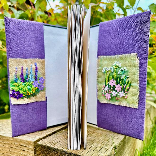 Floral Fireworks Book Cover kit