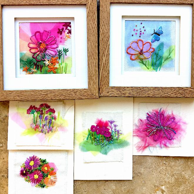 Flower Doodles Cards Kit