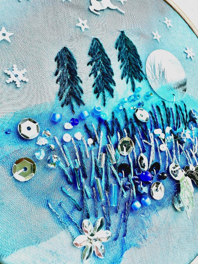 Pines in the Moonlight