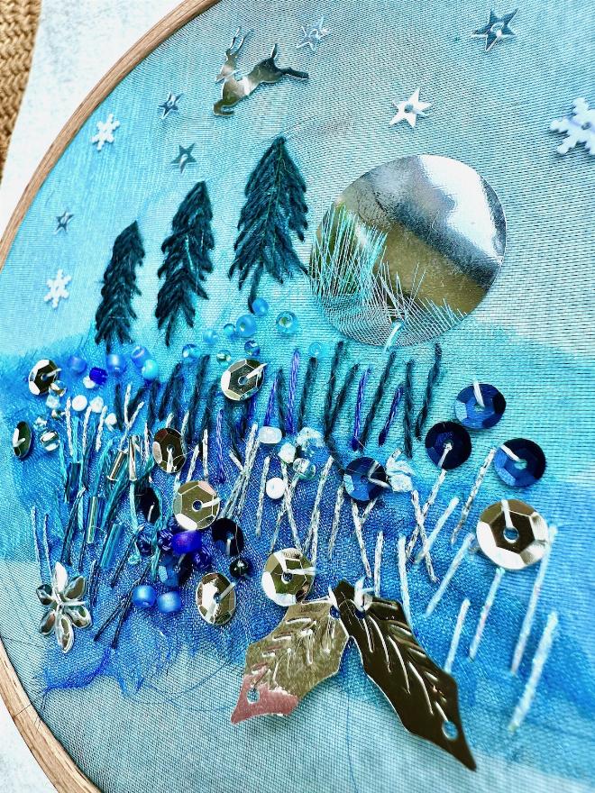 Pines in the Moonlight