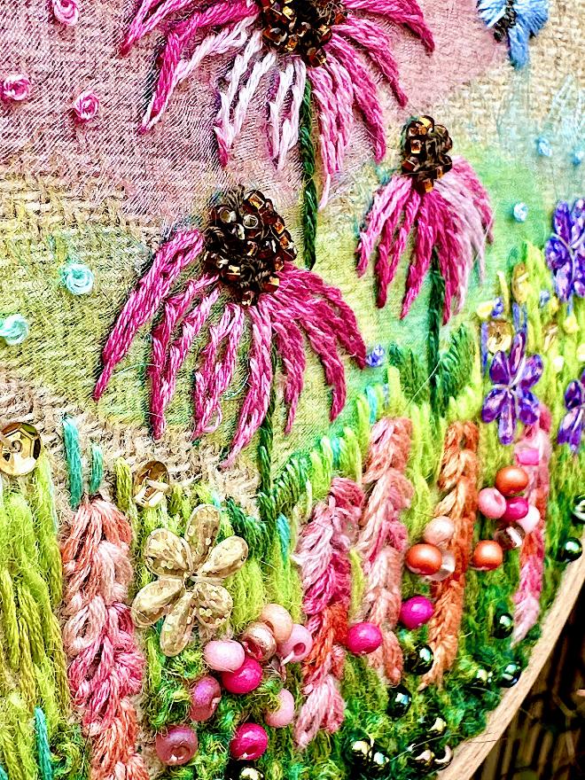 Snapdragons and Echinacea