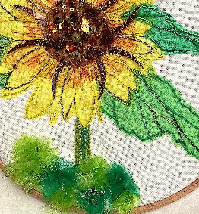 Sunflower and a Bumblebee